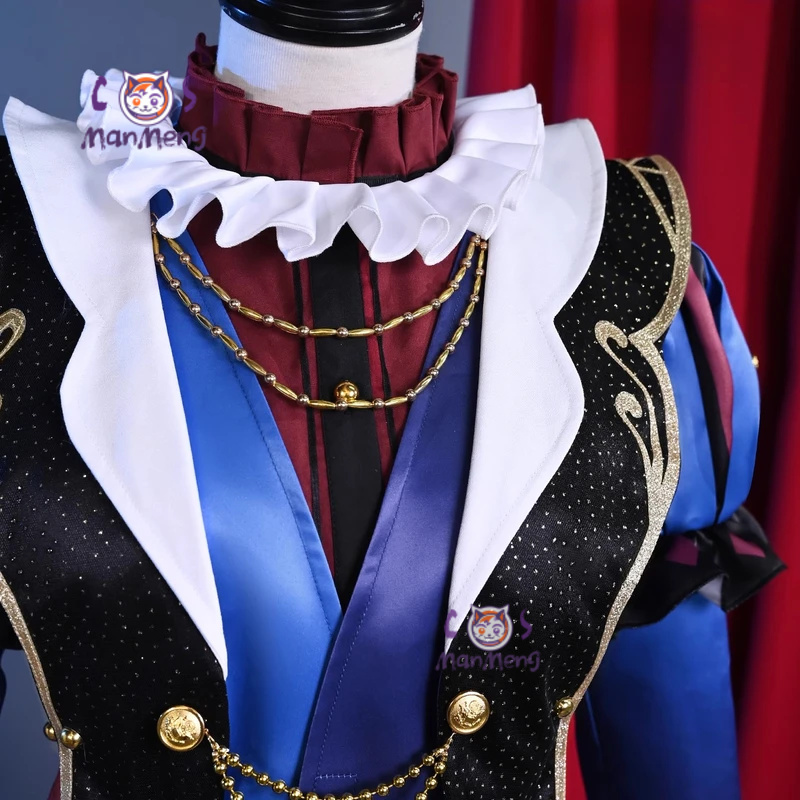 Prop Para Cosplay - アニメ PJSK 天馬つかさ tks tms コスプレ衣装ハロウィンパーティーゴージャスな制服ウィッグ小道具女性男性スーツサーカス衣装