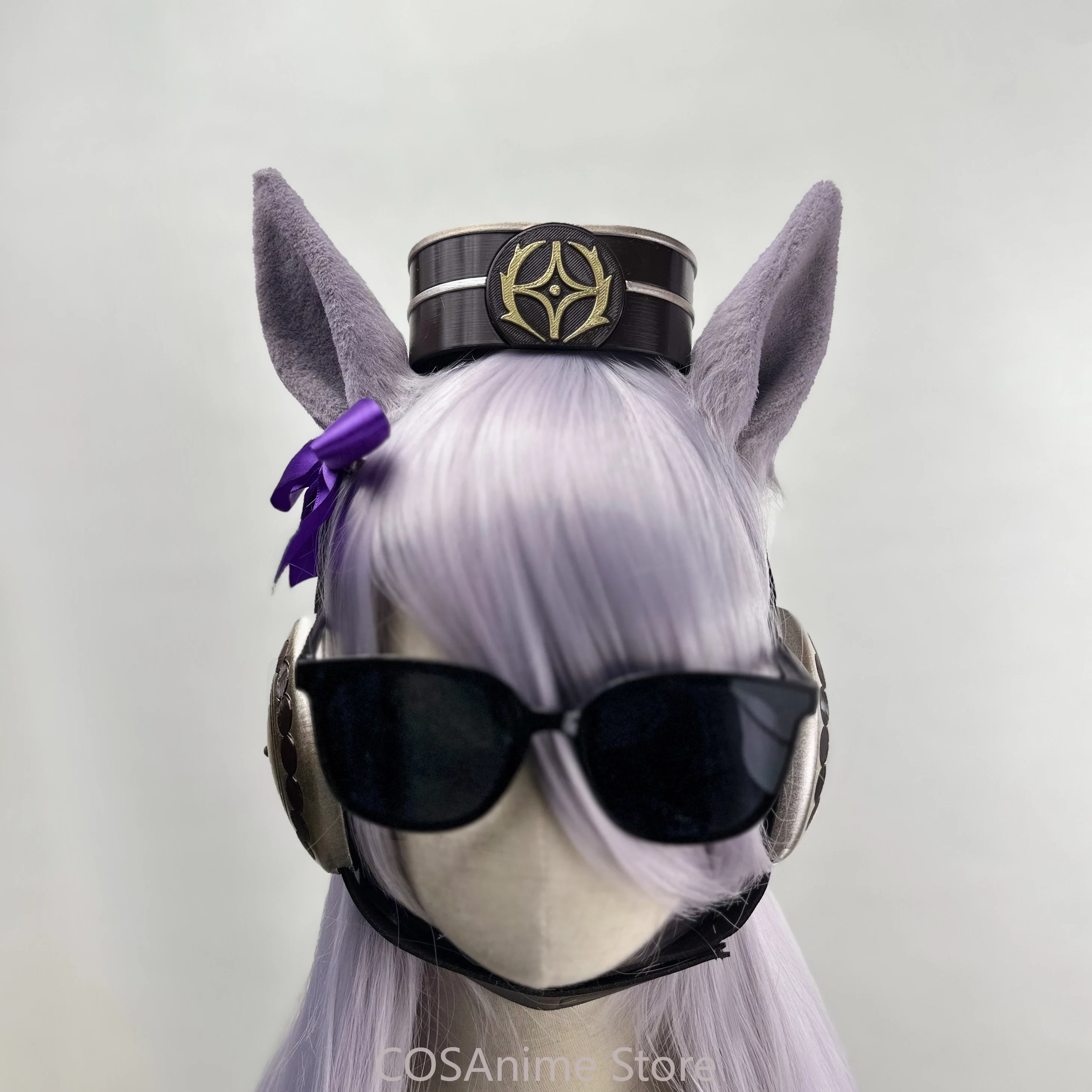 Prop Para Cosplay - プリティーダービーゴールドシップアニメゲームコスプレ耳動物耳コスプレ小道具帽子ヘアバンドヘアピンロールプレイハロウィンギフト