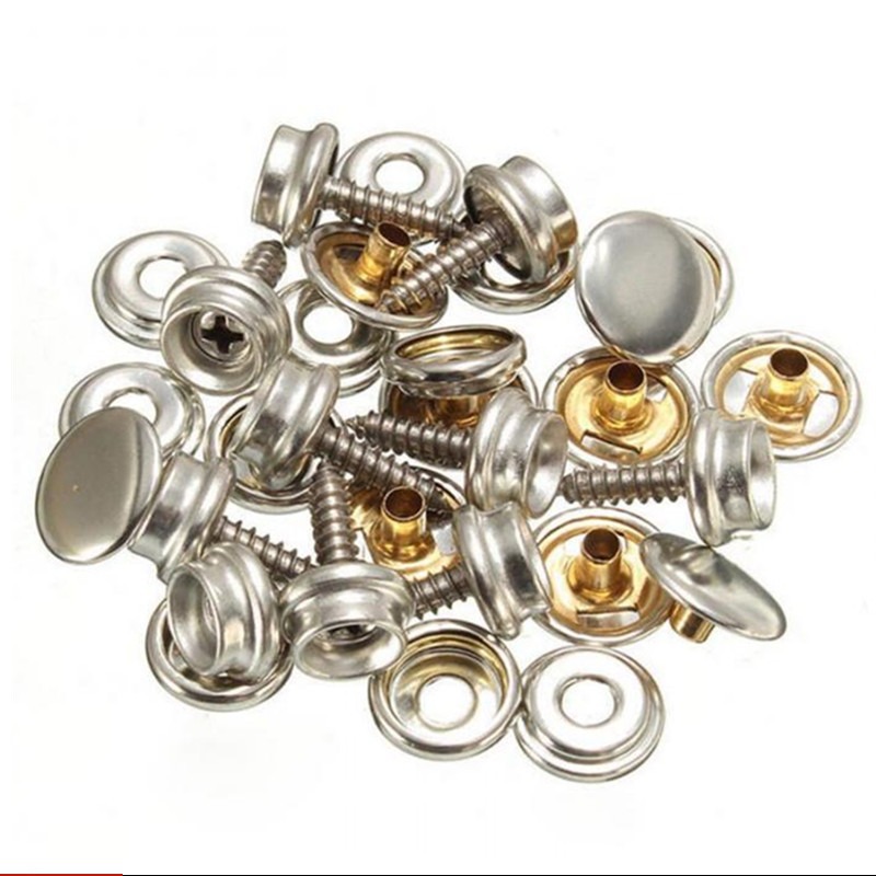 Snap Fastener Set - ステンレス鋼タッピングスナップファスナー,テント,マリン,ヨット,ボート,キャンバスカバーツール,ソケット,ボタン,車のキャノピーアクセサリー,10セット