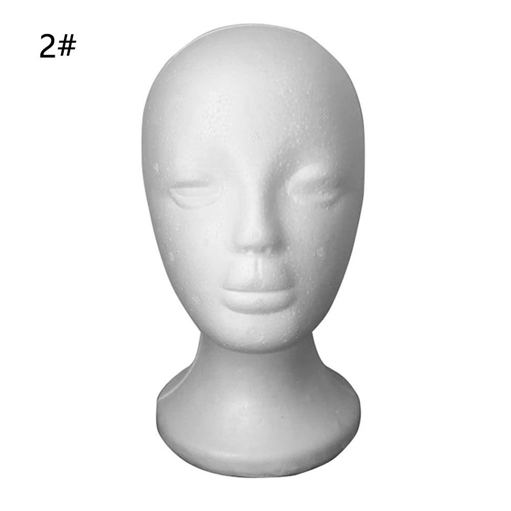 新しいダミー女性頭部模型 スタイロフォームマネキンヘッド ヘ - Cosplay Prop Foam のレビューと価格