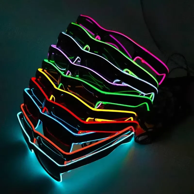 ネオンLED光るサングラス カラフルELワイヤーライトアップ - Led El Wire のレビューと価格