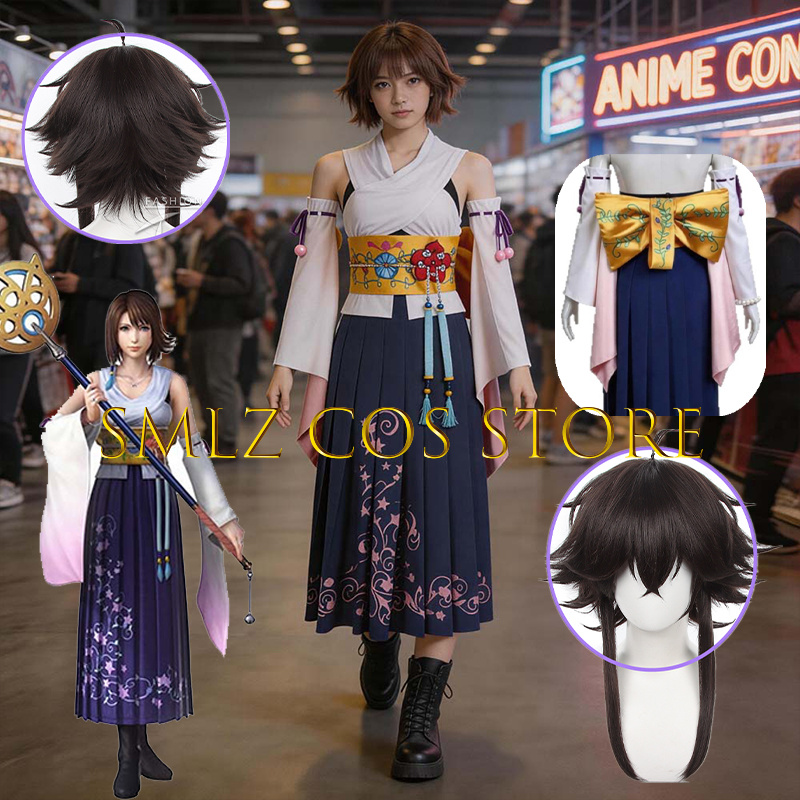 Smlz FFX ユナコスプレアニメ FF10 X 衣装女性 - Prop Para Cosplay のレビューと価格