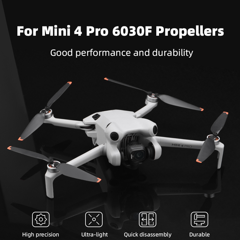 DJI MINI 4 PRO用16/8枚プロペラ 6030F - Ekko Cosplay Prop のレビューと価格