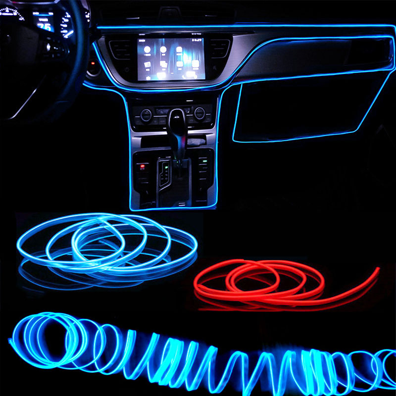 1 メートル/3 メートル/5 メートル車内 Led 装飾ラ - Led El Wire のレビューと価格
