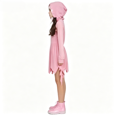 女の子向け、きらめくピンク色の幽霊マスク、ハロウィーンのコス - Cosplay Prop Diy のレビューと価格