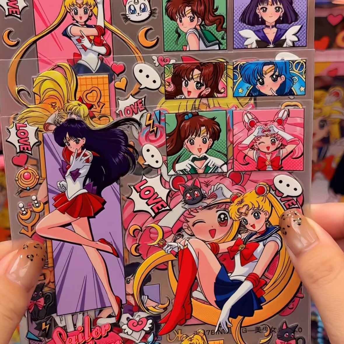 セーラームーンゼリー 3D 5D プランナーデコレーションス - Cosplay Prop Diy のレビューと価格