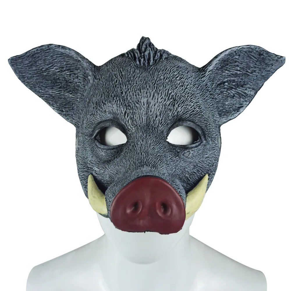 3Dリアルなイノシシの顔マスク、PUフォーム製、動物コスプレ - Cosplay Prop Foam のレビューと価格
