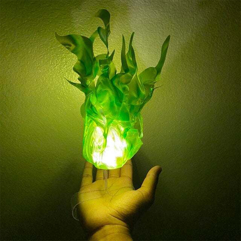 ハロウィン用浮遊火球プロップ、リアルな偽火効果、再利用可能な - Cosplay Fireball Prop のレビューと価格