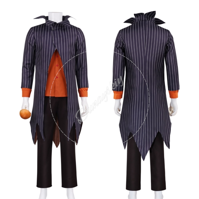 エンオレンジシャツパンツフルセットマスク小道具ストライプロン - Prop En Cosplay のレビューと価格