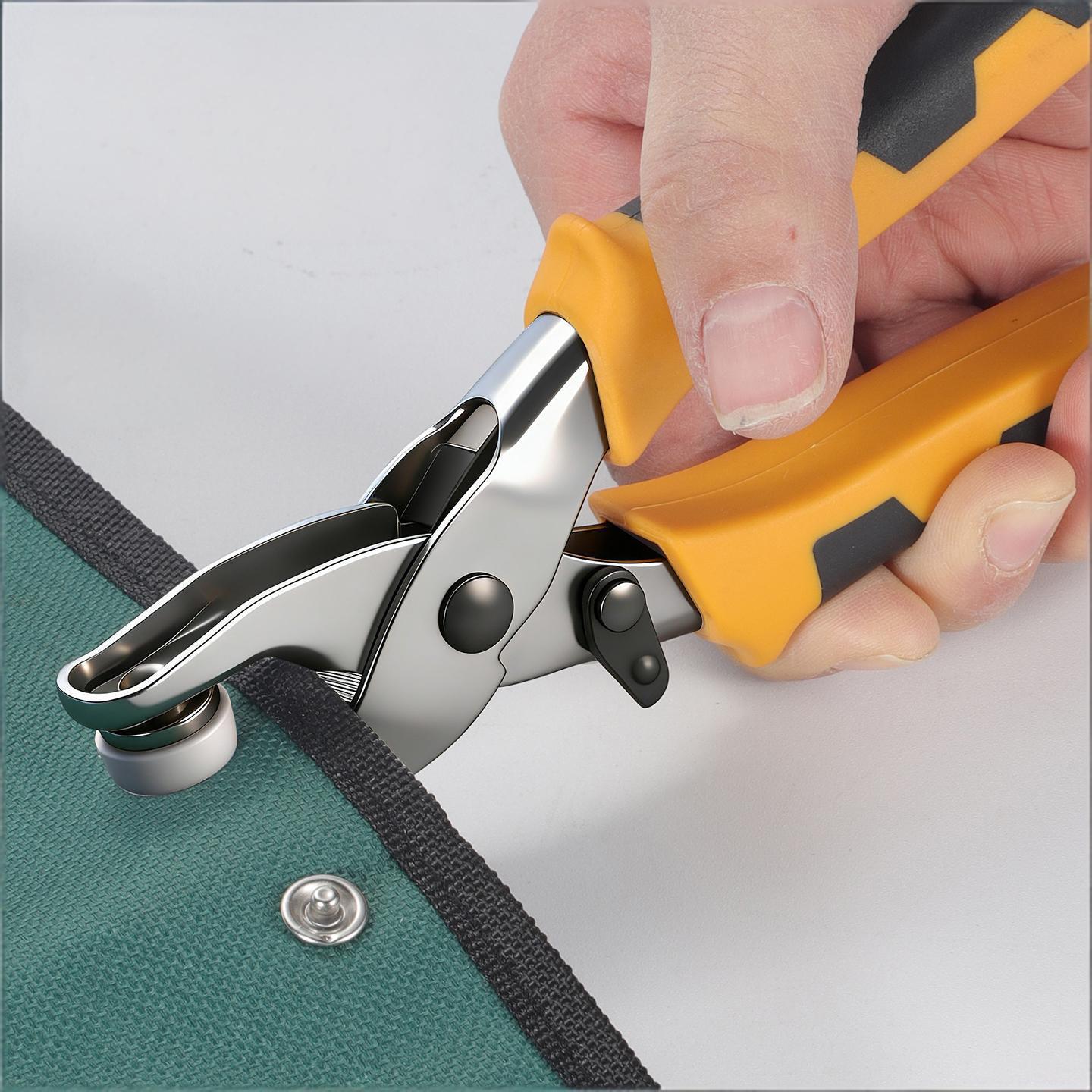 手持ち式スナップファスナープライヤーセット 5本爪アイレット - Snap Fastener Set のレビューと価格